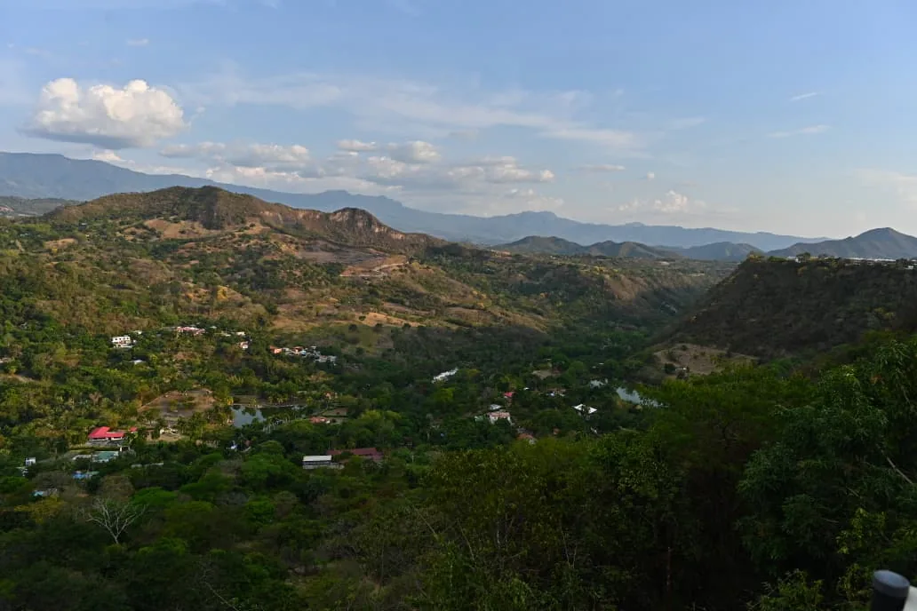 Panorámica de las montañas que rodean Anapoima
